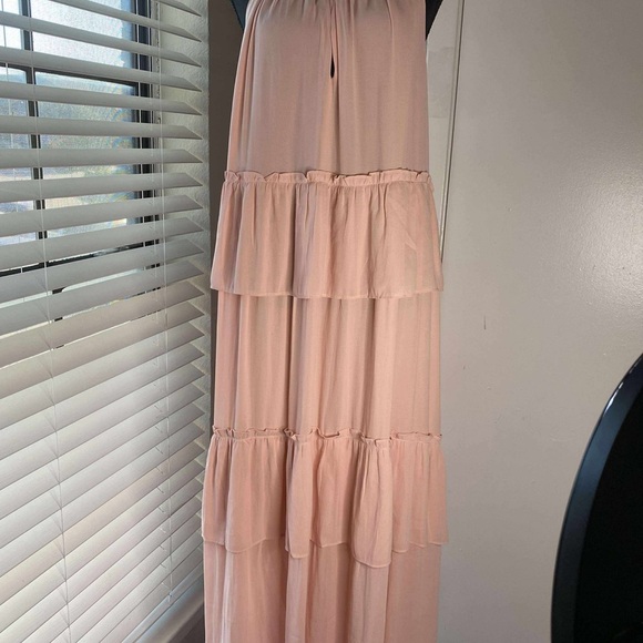 LOFT Blush Layered Maxi Dress - Picture 3 of 14